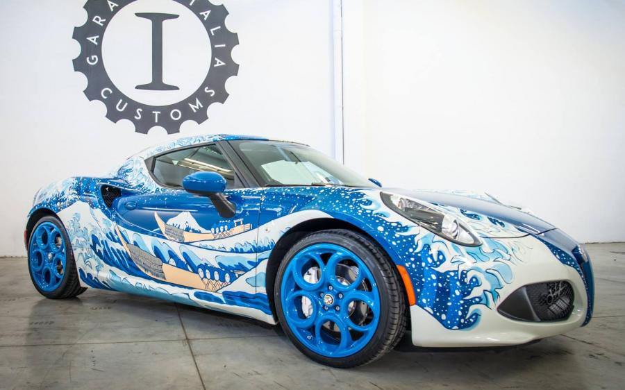 Alfa Romeo 4C Great Wave by Garage Italia Customs '2016